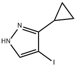 5-Cyclopropyl-4-iodo-1H-pyrazole 구조식 이미지