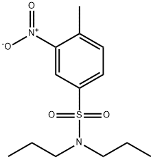 4-methyl-3-nitro-N,N-dipropylbenzenesulfonamide 구조식 이미지