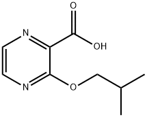 3-Isobutoxypyrazine-2-carboxylic acid Structure