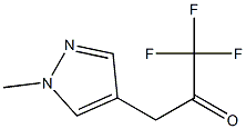 1,1,1-trifluoro-3-(1-methyl-1H-pyrazol-4-yl)propan-2-one Structure