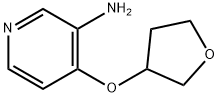 4-(Tetrahydro-furan-3-yloxy)-pyridin-3-ylamine Structure