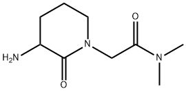 2-(3-Amino-2-oxo-piperidin-1-yl)-N,N-dimethyl-acetamide Structure