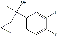 1-cyclopropyl-1-(3,4-difluorophenyl)ethanol 구조식 이미지