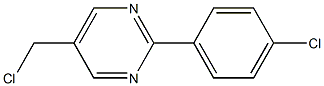 5-(chloromethyl)-2-(4-chlorophenyl)pyrimidine Structure