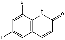 8-bromo-6-fluoro-1,2-dihydroquinolin-2-one 구조식 이미지