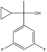 1-cyclopropyl-1-(3,5-difluorophenyl)ethanol 구조식 이미지