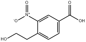 Benzoic acid, 4-(2-hydroxyethyl)-3-nitro- Structure