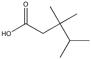 Pentanoic acid, 3,3,4-trimethyl- 구조식 이미지