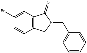 2-Benzyl-6-bromo-2,3-dihydro-isoindol-1-one 구조식 이미지