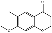 7-METHOXY-6-METHYLCHROMAN-4-ONE Structure