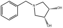 (3R,4S)-1-benzylpyrrolidine-3,4-diol 구조식 이미지