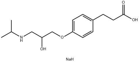 Esmolol-d7 Acid Sodium Salt Structure