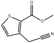 3-Cyanomethyl-thiophene-2-carboxylic acid methyl ester Structure