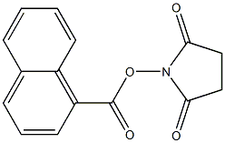 2,5-Pyrrolidinedione, 1-[(1-naphthalenylcarbonyl)oxy]- Structure
