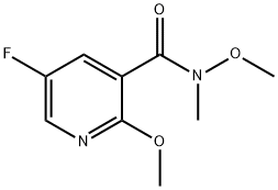 5-FLUORO-N,2-DIMETHOXY-N-METHYLNICOTINAMIDE 구조식 이미지