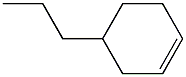 Cyclohexene, 4-propyl- 구조식 이미지
