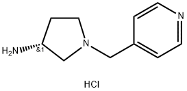 (R)-1-(Pyridin-4-ylmethyl)pyrrolidin-3-amine trihydrochloride 구조식 이미지