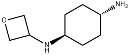 (1R*,4R*)-N1-(Oxetan-3-yl)cyclohexane-1,4-diamine Structure