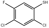 2,4-Dichloro-5-fluorobenzenethiol 구조식 이미지