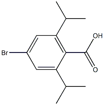 4-Bromo-2,6-diisopropylbenzoic acid Structure