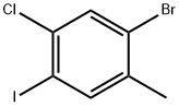 2-Bromo-4-chloro-5-iodotoluene Structure