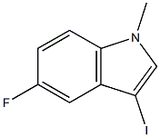 5-fluoro-3-iodo-1-methyl-1H-indole Structure