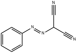 BENZENEAZOMALONONITRILE 구조식 이미지