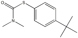 Carbamothioic acid,dimethyl-, S-[4-(1,1-dimethylethyl)phenyl] ester (9CI) Structure