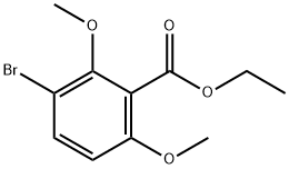 ethyl 3-bromo-2,6-dimethoxybenzoate 구조식 이미지