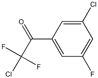 2-chloro-1-(3-chloro-5-fluorophenyl)-2,2-difluoroethanone Structure