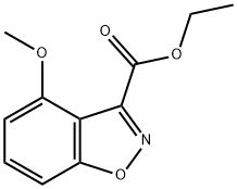 Ethyl 4-methoxybenzo[d]isoxazole-3-carboxylate 구조식 이미지