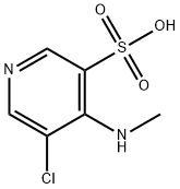 5-Chloro-4-methylamino-pyridine-3-sulfonic acid Structure