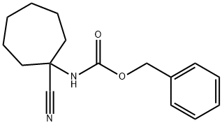 benzyl N-(1-cyanocycloheptyl)carbamate Structure