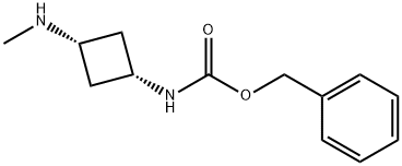 benzyl ((1s,3s)-3-(methylamino)cyclobutyl)carbamate Structure