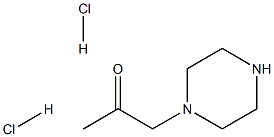1-piperazin-1-ylacetone dihydrochloride 구조식 이미지