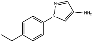 1-(4-Ethyl-phenyl)-1H-pyrazol-4-ylamine 구조식 이미지