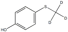 4-(trideuteriomethylsulfanyl)phenol Structure