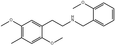 2-(2,5-dimethoxy-4-methylphenyl)-N-[(2-methoxyphenyl)methyl]ethanamine Structure