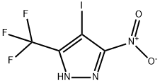 4-Iodo-3-nitro-5-trifluoromethyl-1H-pyrazole Structure