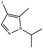 4-Iodo-1-isopropyl-5-methyl-1H-pyrazole 구조식 이미지