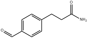 3-(4-formylphenyl)propanamide Structure