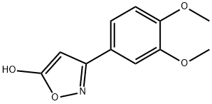 3-(3,4-dimethoxyphenyl)-1,2-oxazol-5-ol 구조식 이미지