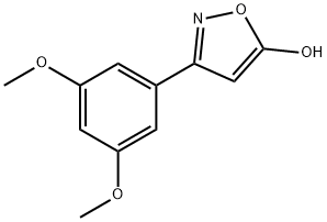 3-(3,5-dimethoxyphenyl)-1,2-oxazol-5-ol 구조식 이미지
