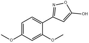 3-(2,4-dimethoxyphenyl)-1,2-oxazol-5-ol 구조식 이미지