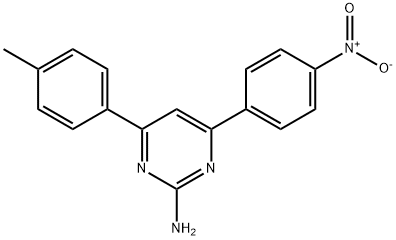 4-(4-methylphenyl)-6-(4-nitrophenyl)pyrimidin-2-amine Structure