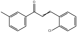 (2E)-3-(2-chlorophenyl)-1-(3-methylphenyl)prop-2-en-1-one Structure