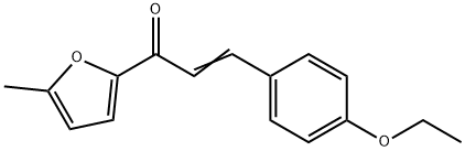 (2E)-3-(4-ethoxyphenyl)-1-(5-methylfuran-2-yl)prop-2-en-1-one Structure
