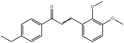 (2E)-3-(2,3-dimethoxyphenyl)-1-(4-ethylphenyl)prop-2-en-1-one Structure