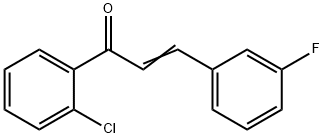(2E)-1-(2-chlorophenyl)-3-(3-fluorophenyl)prop-2-en-1-one Structure