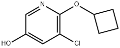 5-CHLORO-6-CYCLOBUTOXYPYRIDIN-3-OL Structure